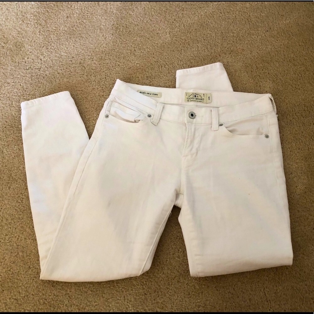 Lucky brand white jeans